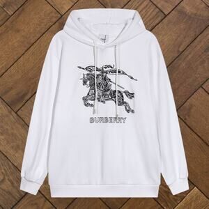 Burberry White Hoodie